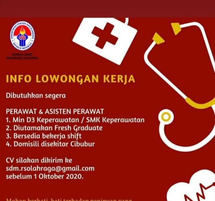 Lowongan Kerja RS. Olahraga Nasional