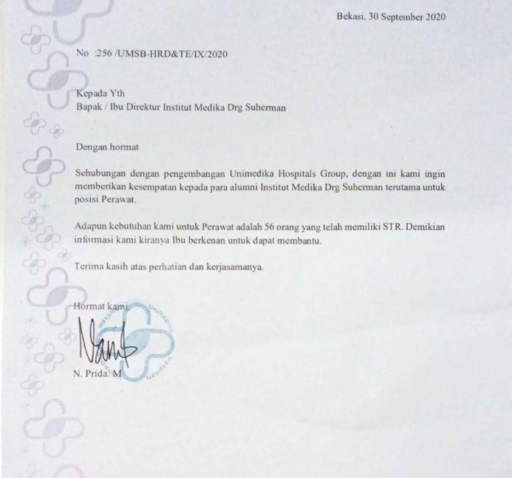 Lowongan Kerja RS. Unimedika
