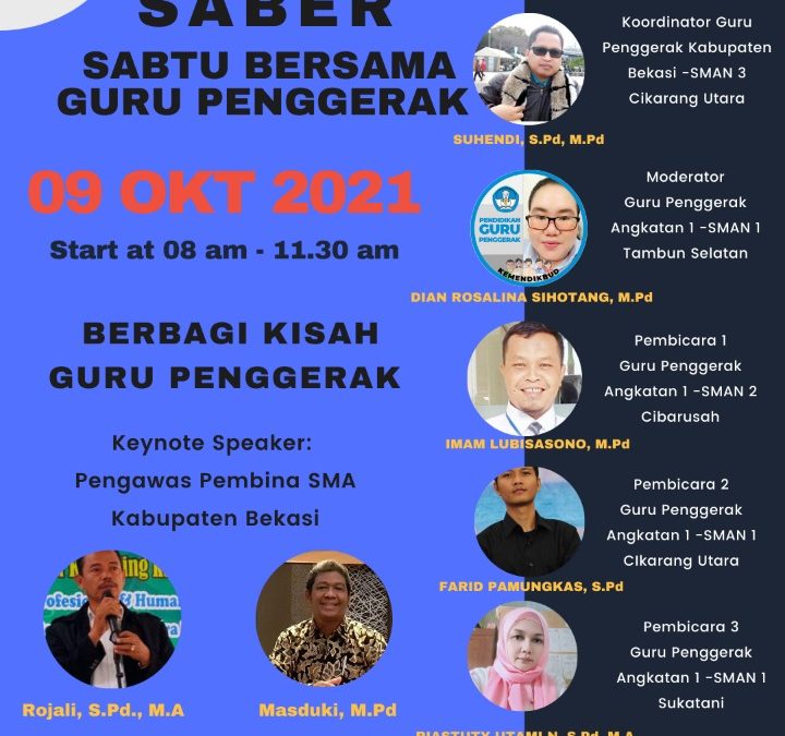 SABER (Sabtu Bersama Guru Penggerak)