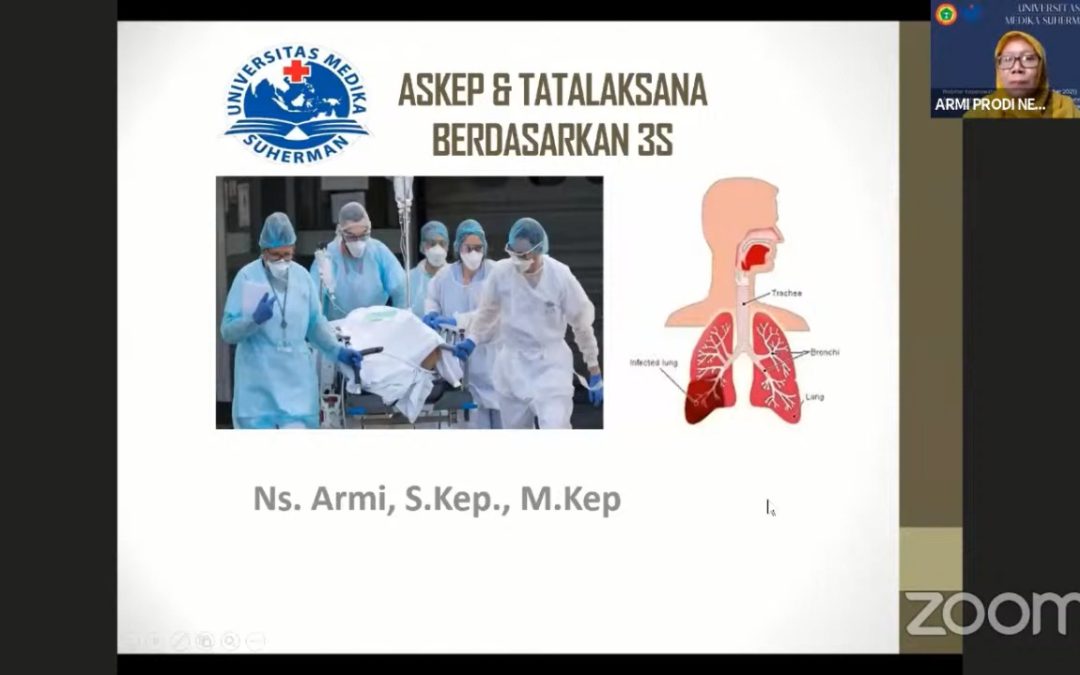 Webinar Nasional dengan tema “Asuhan Keperawatan dan Tatalaksana Kegawatdaruratan Pasien Pneumonia Covid-19 Berdasarkan 3S (SDKI, SIKI, SLKI)”