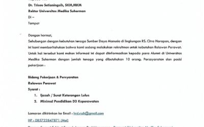 Lowongan Kerja RS Citra Harapan