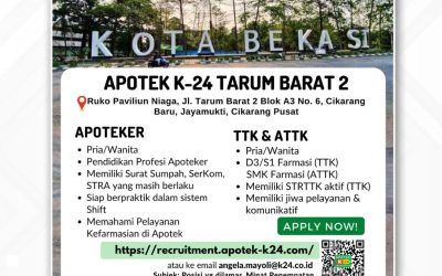 Lowongan Kerja APOTEK K-24 Tarum Barat