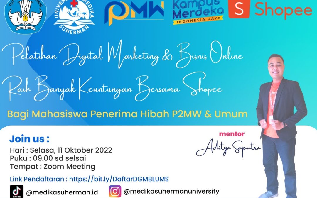 Pelatihan Digital Marketing & Bisnis Online Raih Banyak Keuntungan Bersama Shopee