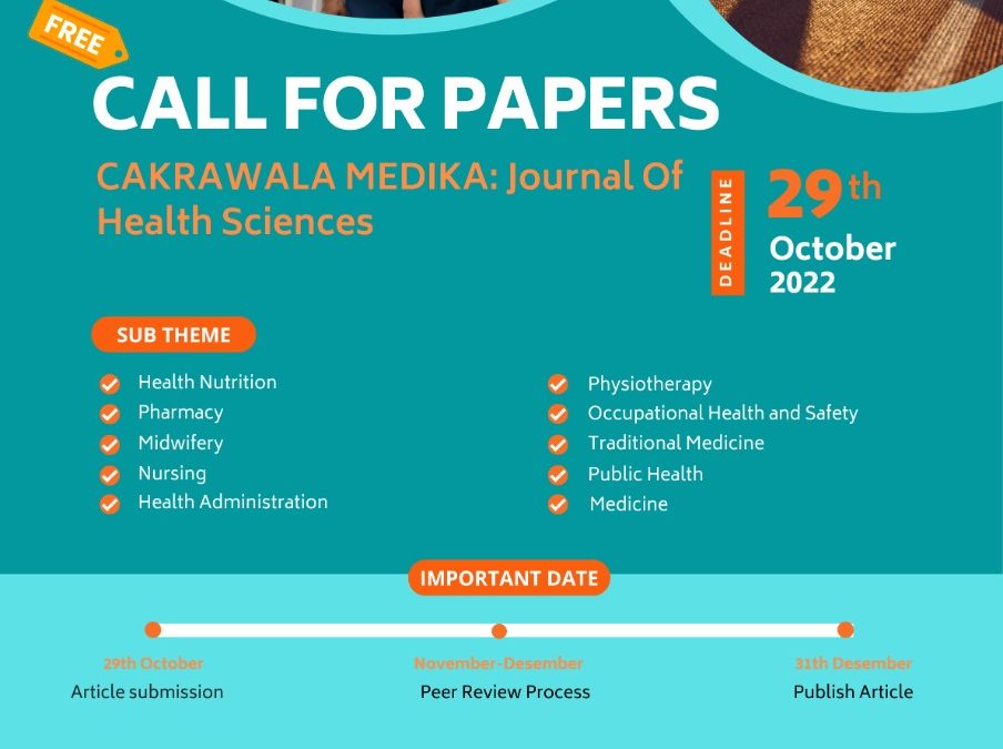 CALL FOR PAPER CAKRAWALA MEDIKA JOURNAL 2022