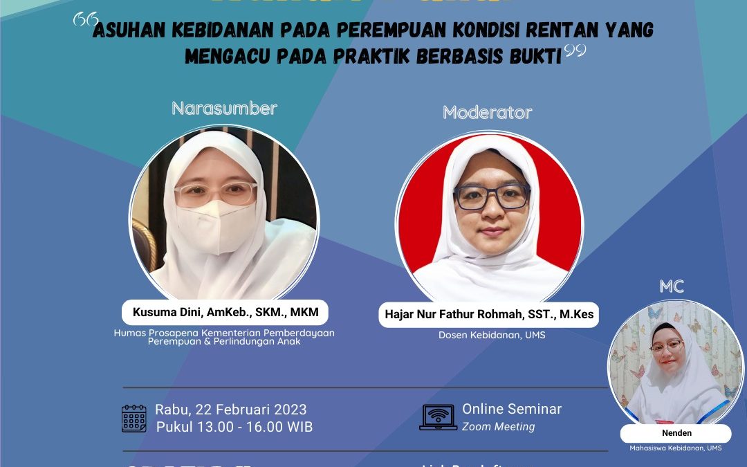 KULIAH PAKAR “Asuhan Kebidanan Pada Perempuan Kondisi Rentan Yang Mengacu Pada Praktik Berbasis Bukti”