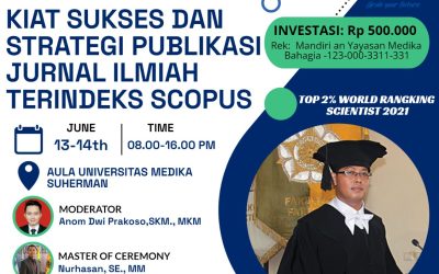 WORKSHOP “KIAT SUKSES DAN STRATEGI PUBLIKASI JURNAL ILMIAH TERINDEKS SCOPUS”
