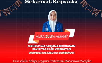 Alifa Zulfa Amany, Mahasiswa Prodi Sarjana Kebidanan Lulus seleksi dalam Program Pertukaran Mahasiswa Merdeka (PMM)