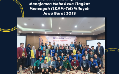 Haykal dan Visca, perwakilan Universitas Medika Suherman mengikuti LKMM-TM Wilayah Jawa Barat 2023