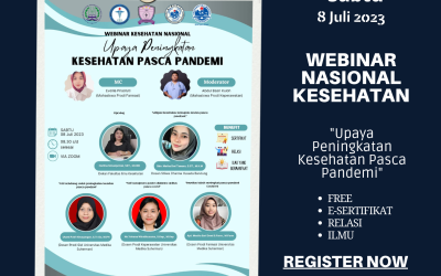 Webinar Nasional Kesehatan “UPAYA PENINGKATAN KESEHATAN PASCA PANDEMI”