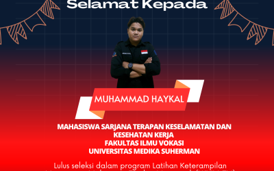 Muhammad Haykal, Mahasiswa Sarjana Keselamatan dan Kesehatan Kerja Lulus Seleksi LKMM-TM di Wilayah Jawa Barat