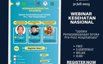Webinar Nasional Kesehatan “UPDATE PENATALAKSANAAN STROKE PRE-POST HOSPITALISASI”