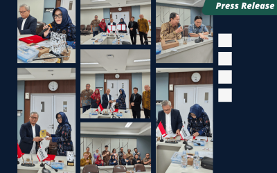 Penandatanganan MoU antara Universitas Medika Suherman dan Universitas Telkom