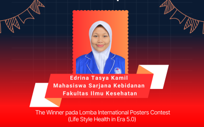 Edrina Tasya Kamil, The Winner International Poster Contest (Life Style Health in Era 5.0) spesial Dies Natalis Universitas Medika Suherman