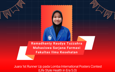 Ramadhanty Raudya Tuzzahra, 1st Runner Up International Poster Contest (Life Style Health in Era 5.0) spesial Dies Natalis Universitas Medika Suherman
