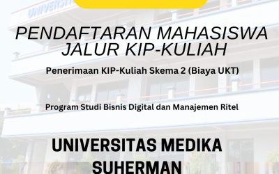 SEGERA DAFTAR! Beasiswa KIP Kuliah di Universitas Medika Suherman Dibuka Hingga 30 September 2023