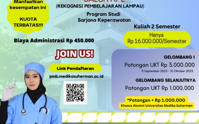 Sudah Dibuka!! Pendaftaran Seleksi Program Rekognisi Pembelajaran Lampau (RPL) UMS, Program Studi Sarjana Keperawatan TA 2023/2024