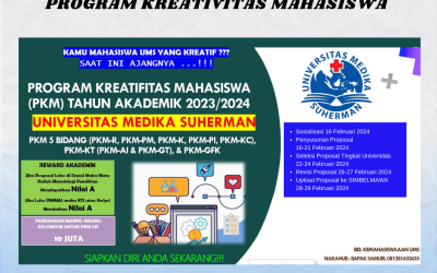 PROGRAM KREATIVITAS MAHASISWA (PKM) TA 2023/2024