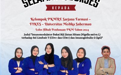Sukses! Kelompok PKM-RE Mahasiswa Farmasi Universitas Medika Suherman Raih Pendanaan