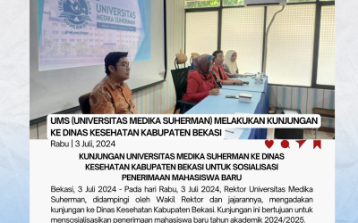 Kunjungan Universitas Medika Suherman Ke Dinas Kesehatan Bekasi Untuk Sosialisasi Penerimaan Mahasiswa Baru