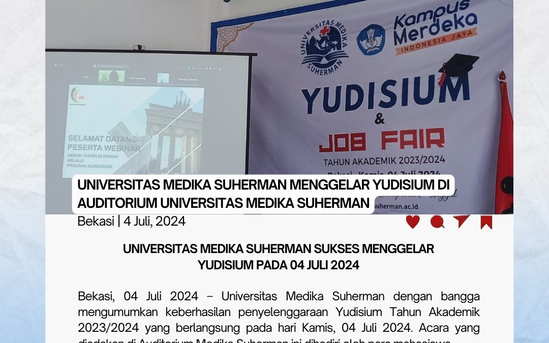 Universitas Medika Suherman Sukses Menggelar Yudisium Tahun Akademik 2023/2024