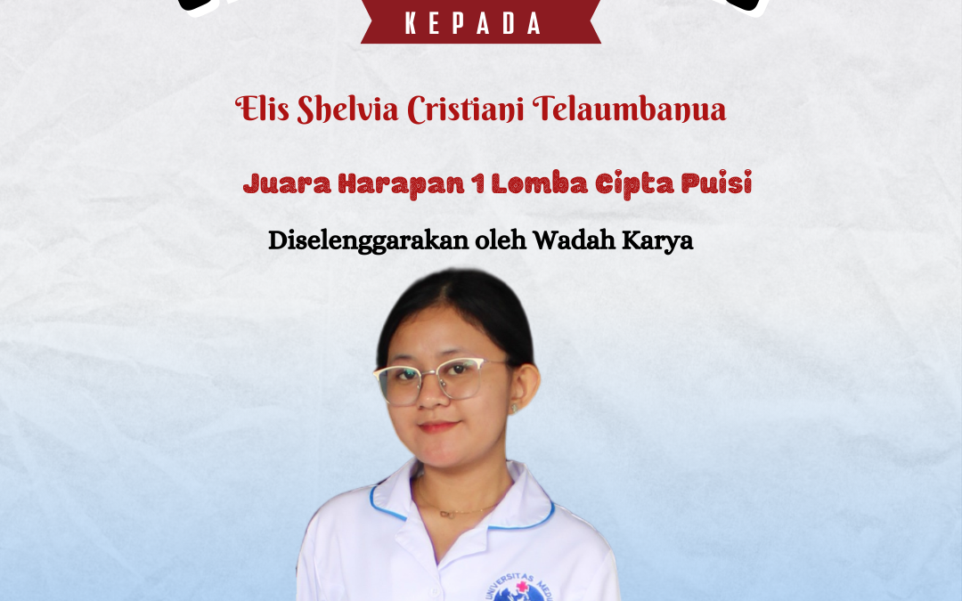 Mahasiswa Prodi Sarjana Administrasi Kesehatan Universitas Medika Suherman Raih Juara Harapan 1 Lomba Cipta Puisi