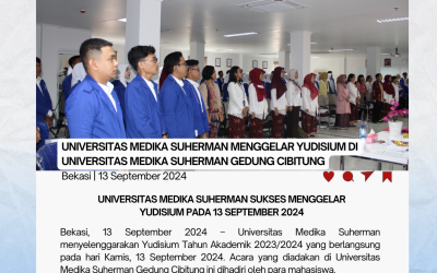 Universitas Medika Suherman Sukses Menggelar Yudisium pada 13 September 2024 di Kampus Cibitung