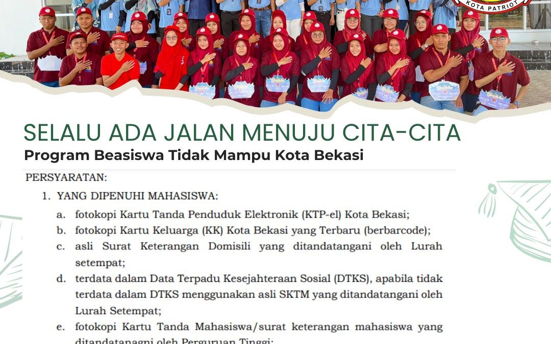 Program Beasiswa Tidak Mampu Kota Bekasi – Universitas Medika Suherman
