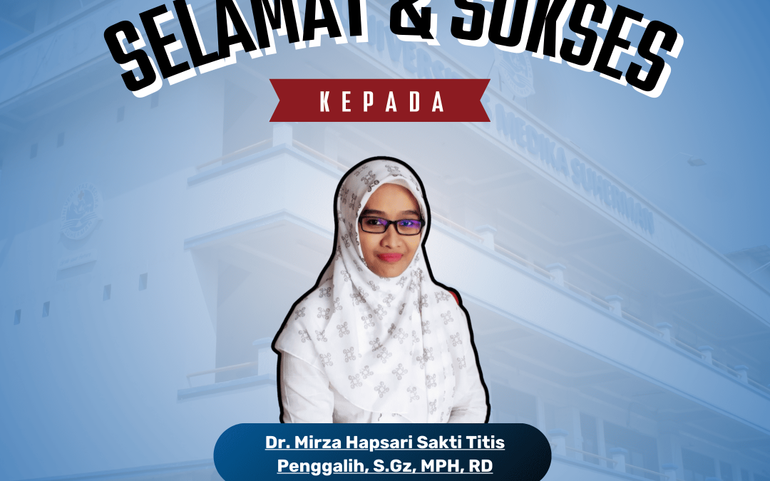 Dr. Mirza Hapsari Sakti Titis Penggalih, S.Gz, MPH, RD Terpilih sebagai Ketua Pengurus Pusat Indonesia Sport Nutritionist Association (PP ISNA) Periode 2024-2029
