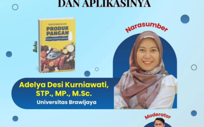 Webinar Bedah Buku Pengembangan Produk Pangan : Rancangan Penelitian dan Aplikasinya