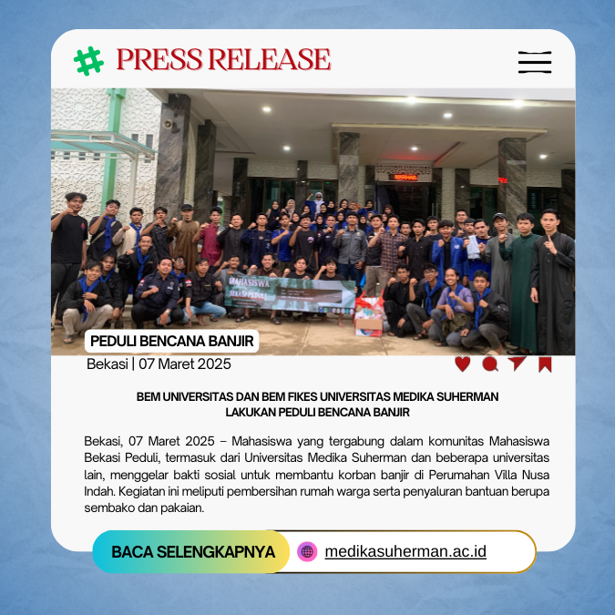 Mahasiswa Bekasi Peduli Gelar Bakti Sosial untuk Korban Banjir di Vila Nusa Indah