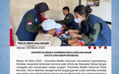 Universitas Medika Suherman Peduli Bencana Banjir di Kota dan Kabupaten Bekasi