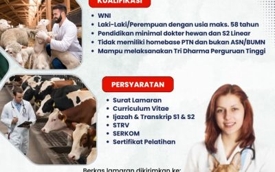 Rekrutmen Dosen Fakultas Kedokteran Hewan dan Profesi Dokter Hewan Universitas Medika Suherman