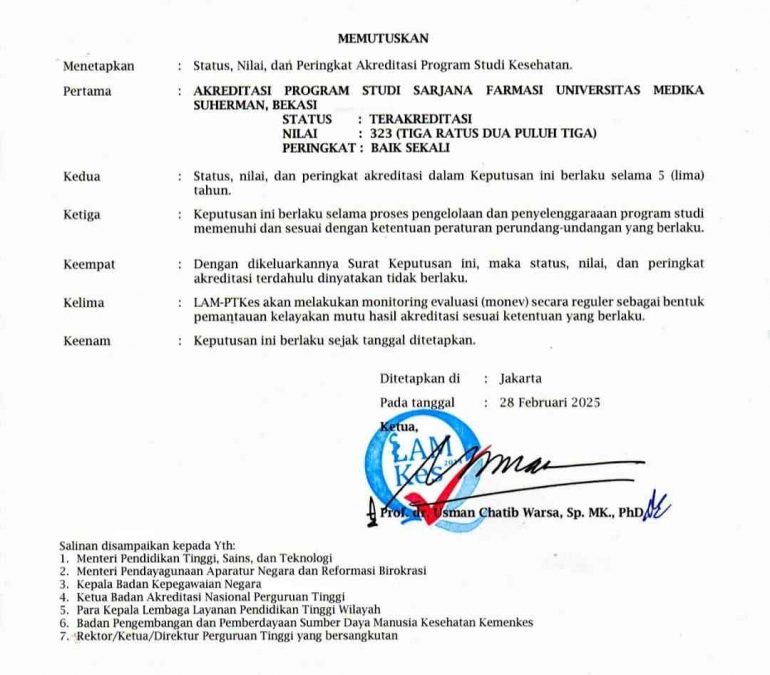 Farmasi Sebagai Alternatif Pecinta Dunia Kesehatan