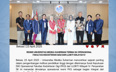 Resmi! Universitas Medika Suherman Terima SK Operasional Fakultas Kedokteran Gigi dari LLDIKTI Wilayah IV