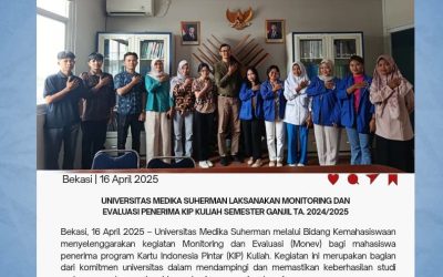Universitas Medika Suherman Laksanakan Monitoring dan Evaluasi Penerima KIP Kuliah Semester Ganjil TA. 2024/2025