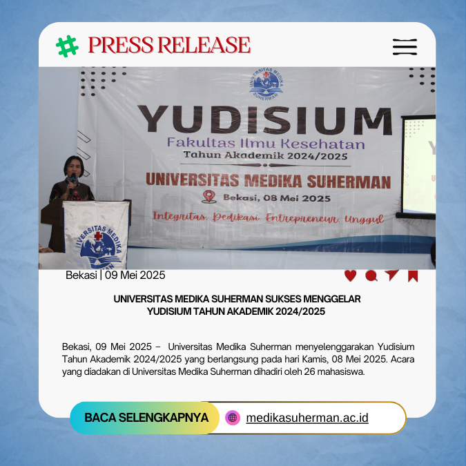 Universitas Medika Suherman Sukses Menggelar Yudisium Tahun Akademik 2024/2025