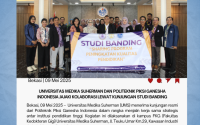Universitas Medika Suherman dan Politeknik Piksi Ganesha Indonesia Jajaki Kolaborasi Lewat Kunjungan Studi Banding