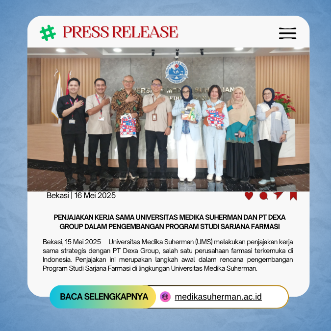 Penjajakan Kerja Sama Universitas Medika Suherman dan PT Dexa Group dalam Pengembangan Program Studi Sarjana Farmasi