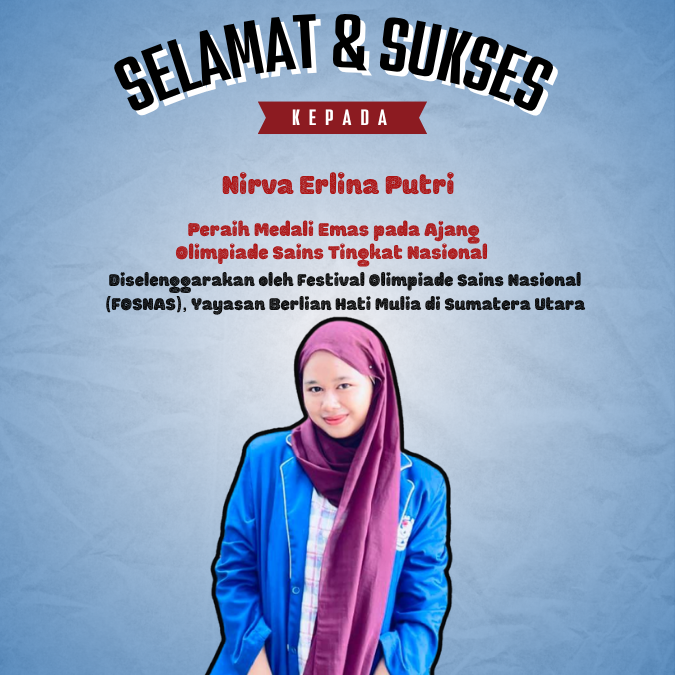 Nirva Erlina Putri Mahasiswa Prodi D4 Keperawatan Anestesiologi Raih Medali Emas pada Olimpiade Sains Tingkat Nasional