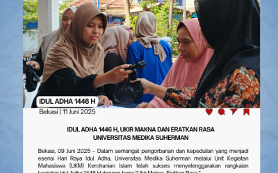 Idul Adha 1446 H | Ukir Makna, Eratkan Rasa Universitas Medika Suherman