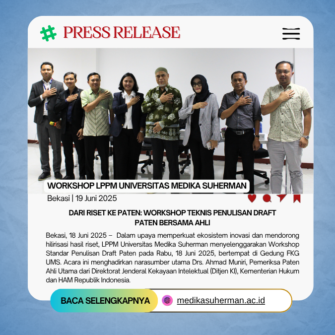 Dari Riset ke Paten : Workshop Teknis Penulisan Draft Paten bersama Ahli