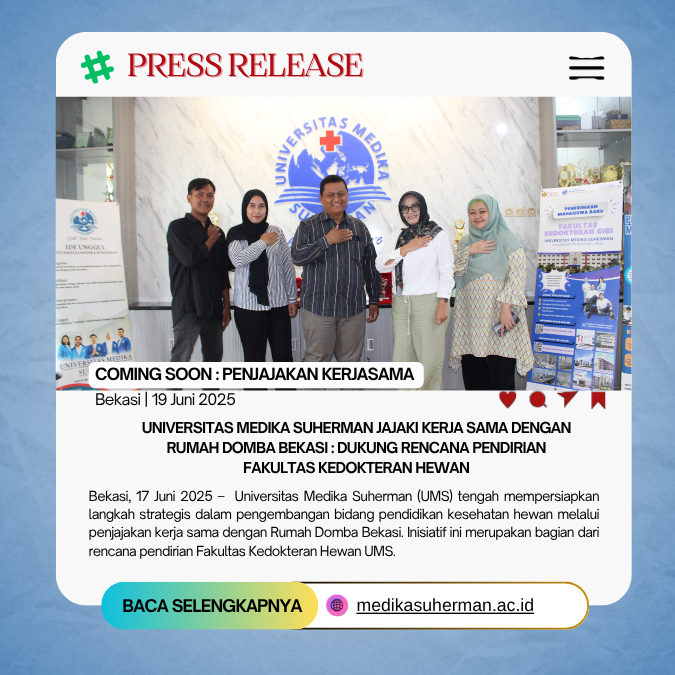 Universitas Medika Suherman Jajaki Kerjasama dengan Rumah Domba Bekasi : Dukung Rencana Pendirian Fakultas Kedokteran Hewan