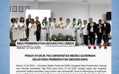 Penuh Syukur, FKG Universitas Medika Suherman Gelar Misa Pemberkatan Gedung Baru