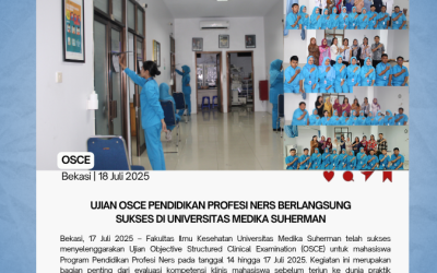 Ujian OSCE Pendidikan Profesi Ners Berlangsung Sukses di Universitas Medika Suherman