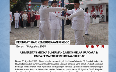 Universitas Medika Suherman (UMEDS) Gelar Upacara & Lomba Semarak Kemerdekaan RI ke-80