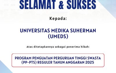 Universitas Medika Suherman (UMEDS) Resmi Sebagai Penerima Hibah Program Penguatan Perguruan Tinggi Swasta (PP-PTS) 2025