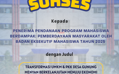 BEM Universitas Medika Suherman Lolos Pendanaan Program Mahasiswa Berdampak 2025