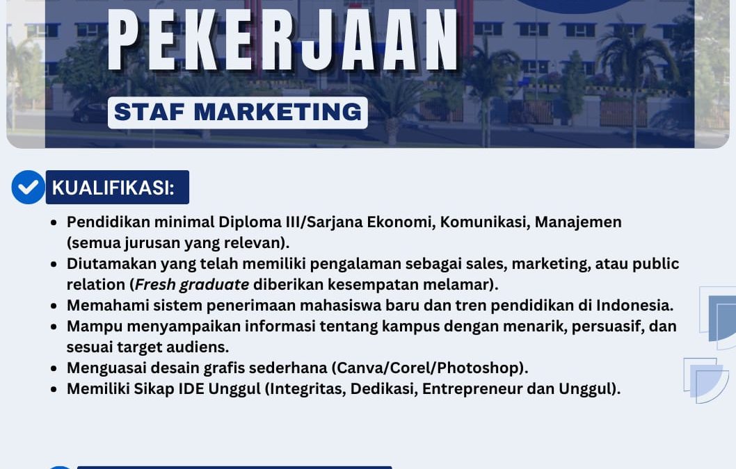 Lowongan Pekerjaan Universitas Medika Suherman September 2025