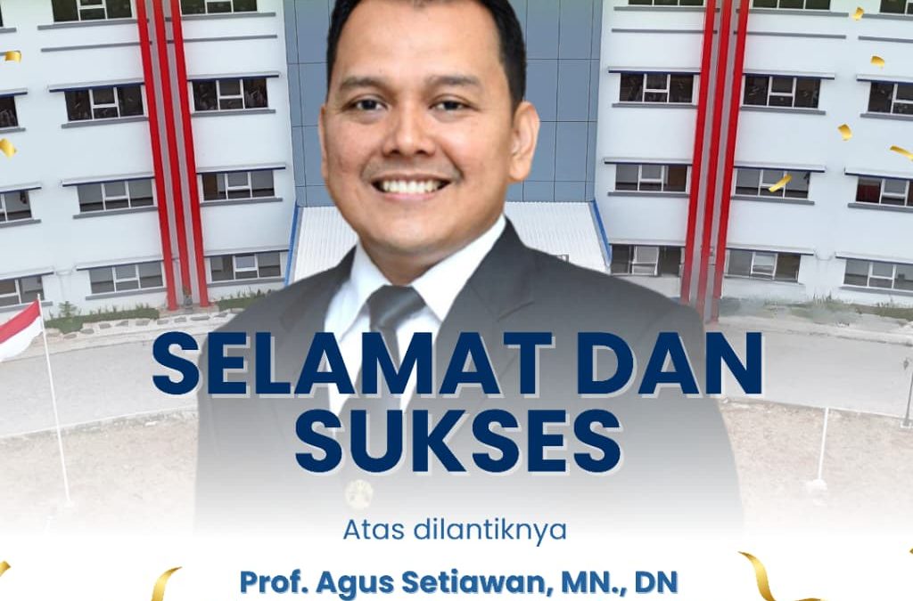 Selamat dan Sukses Kepada Prof. Agus Setiawan, MN., DN sebagai Ketua Umum AIPNI Periode 2025–2029