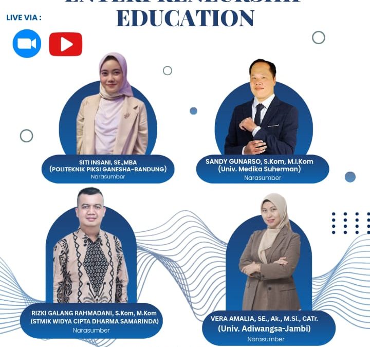 WEBINAR IMPLEMENTATION OF DIGITAL MARKETING IN ENTERPREUNERSHIP EDUCATION